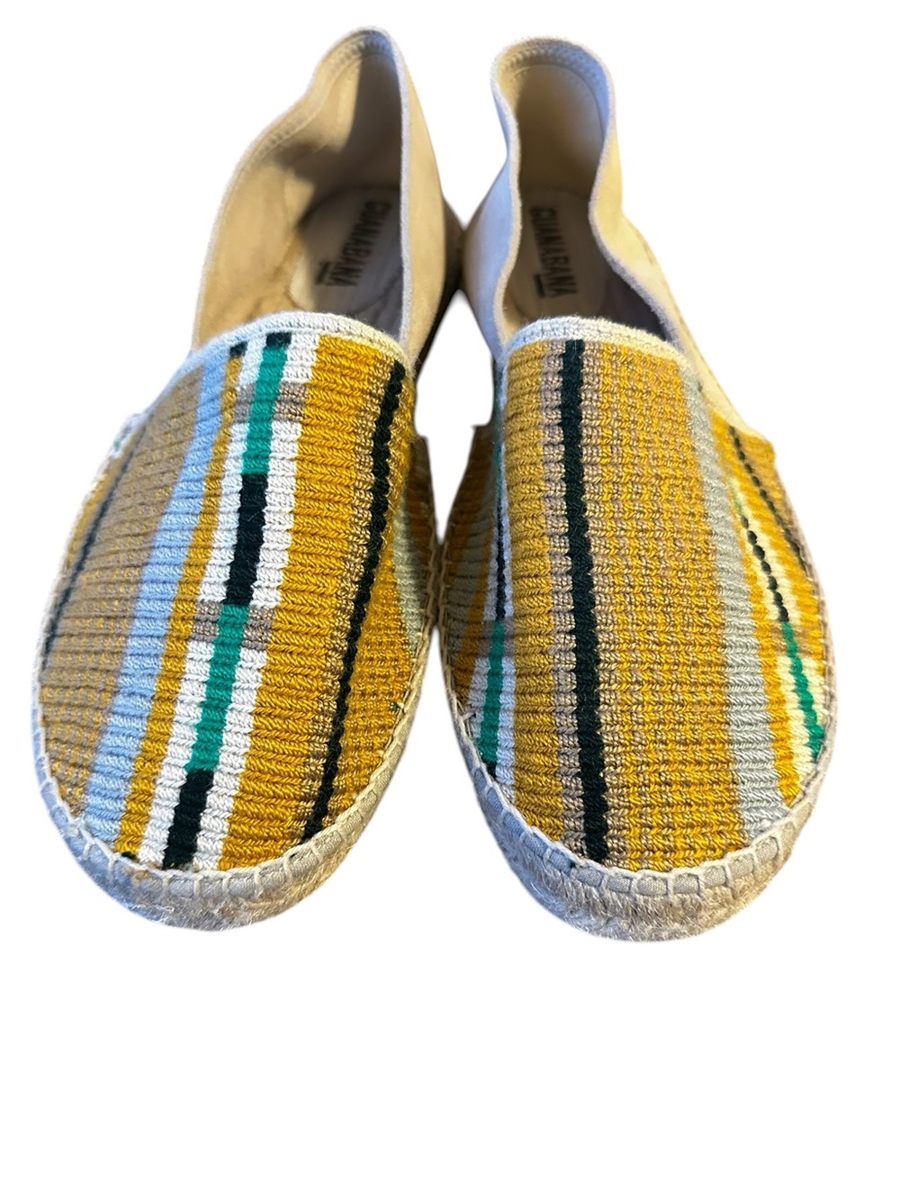 Guanabana Men’s Woven Stripe Espadrille Slip-On - Yellow & Multi-Color - Picture 3 of 11